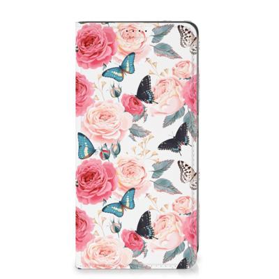 Samsung Galaxy A05s Smart Cover Butterfly Roses Samsung Galaxy A05s Smart Cover Butterfly Roses