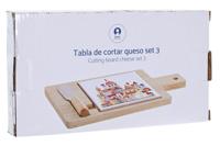 Set voor voorgerechtjes DKD Home Decor 21,5 x 11,8 x 1,5 cm Natuurlijk Rood Blauw Wit Keramiek Mediterrane Huizen - thumbnail