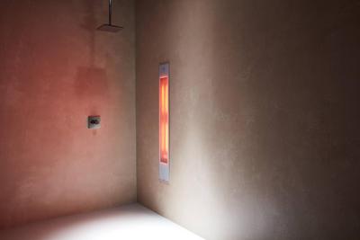 Sunshower Pure XL inbouw met infrarood white Sunshower Pure XL inbouw met infrarood white