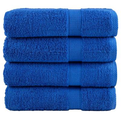 VidaXL Handdoeken solund 4 st 600 g/m² 50x100 cm blauw VidaXL Handdoeken solund 4 st 600 g/m² 50x100 cm blauw