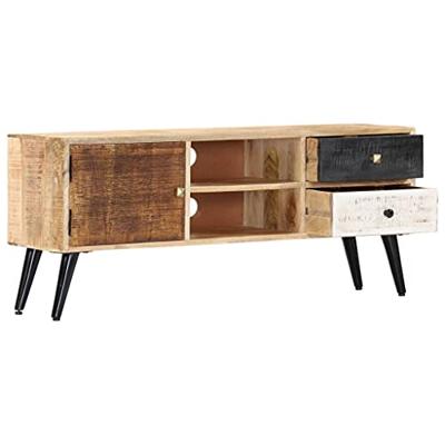 VidaXL Tv-meubel 115x30x47 cm massief mangohout