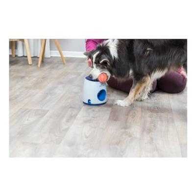 Trixie dog activity strategiespel ball&treat wit / blauw - thumbnail