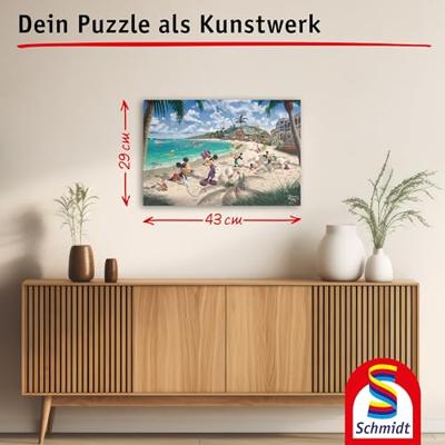 Puzzel - SCHMIDT SPIELE - DISNEY, Mickey & Minnie in Florida - 200 stukjes - Vanaf 7 jaar
