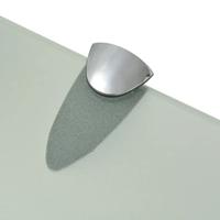 Zwevend schap 40x10 cm 8 mm glas - thumbnail