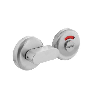 Rozet met toilet-/badkamersluiting Nobile met nokken 52x9mm RVS