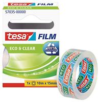 tesa 57035-00000-01 tesafilm Eco & Clear Transparant (l x b) 10 m x 15 mm 1 stuk(s) - thumbnail