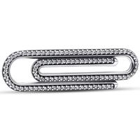 Pandora Me 792297C01 Link Styling Pavé Paperclip zilver-zirconia wit - thumbnail