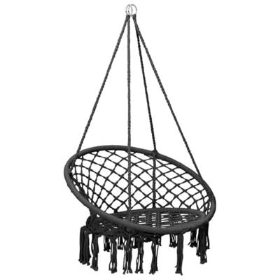 VidaXL Hangstoel 80 cm antracietkleurig