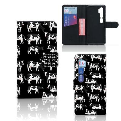 Xiaomi Mi Note 10 Pro | Telefoonhoesje | Met pasjeshouder | Koetjes Xiaomi Mi Note 10 Pro | Telefoonhoesje | Met pasjeshouder | Koetjes