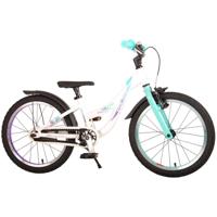 Volare glamour kinderfiets - meisjes - 18 inch - wit/mint groen - prime collection - thumbnail