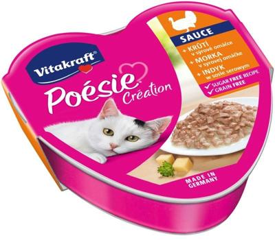 VITAKRAFT POESIE CREATION SOS kalkoen/kaas - natvoer voor katten - 85 g