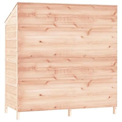 VidaXL Tuinschuur 102x52x112 cm massief vurenhout VidaXL Tuinschuur 102x52x112 cm massief vurenhout