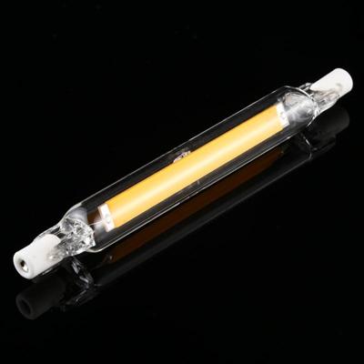 R7S 7W 500LM 118mm COB LED lamp glas buis vervanging halogeen lamp spot licht warm licht R7S 7W 500LM 118mm COB LED lamp glas buis vervanging halogeen lamp spot licht warm licht