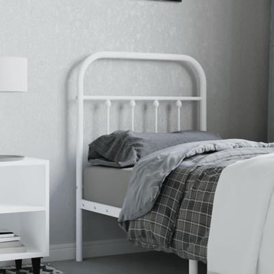 Hoofdbord metaal wit 75 cm Hoofdbord metaal wit 75 cm