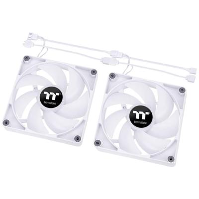 Thermaltake CL-F154-PL14SW-A PC-ventilator Wit, Transparant, RGB (b x h x d) 140 x 140 x 25 mm