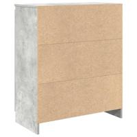 Dressoir met lade 71x35x84 cm spaanplaat betongrijs - thumbnail