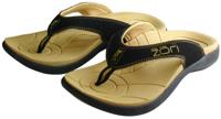 Zori Teenslippers Beige/Zwart Maat 8 - thumbnail