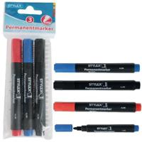 Stylex Permanent Markers 3 stuks - thumbnail