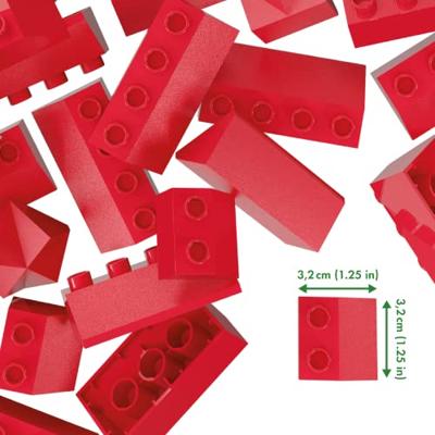 Hubelino dakpannenset bouwblokjes, 124dlg. Hubelino dakpannenset bouwblokjes, 124dlg.
