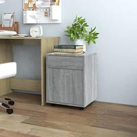 Rolkast 45x38x54 cm bewerkt hout grijs sonoma eiken - thumbnail