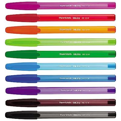 Paper Mate balpen InkJoy 100 met dop, blister 8 + 2 gratis