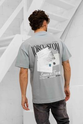 Jorcustom Letters2Family Loose Fit T-Shirt Heren Lichtblauw - Maat S - Kleur: Lichtblauw | Soccerfanshop Jorcustom Letters2Family Loose Fit T-Shirt Heren Lichtblauw - Maat S - Kleur: Lichtblauw | Soccerfanshop