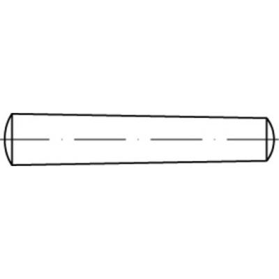 TOOLCRAFT TO-5394165 Conische pen 10 mm Staal 50 stuk(s)