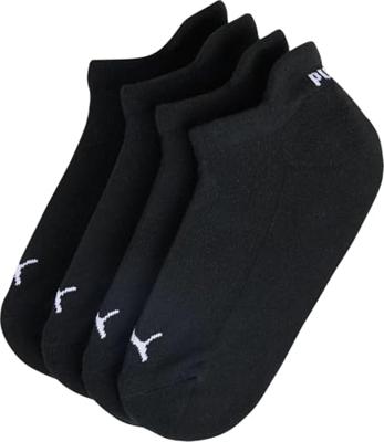 2 paar dames sneaker sokken katoen - Badstof zool - Sneakersokken wit, zwart en grijs