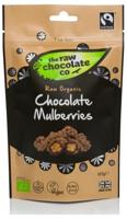 The Raw Chocolate Co Biologische Chocolate Mulberries 125 Gram - thumbnail