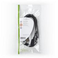 USB 2.0-Kabel | A Male - A Female | 2,0 m | Zwart