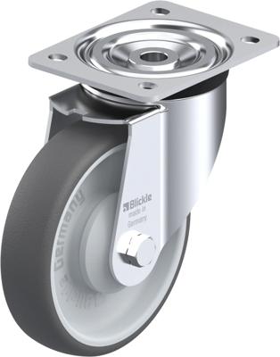 Blickle L-PATH 160KA Zwenkwiel Wieldiameter: 160 mm Draagvermogen (max.): 400 kg 1 stuk(s)