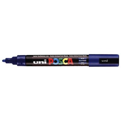 Paintmarker uni posca pc5m m donkerblauw | 6 stuks