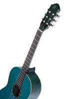 Ortega Family Series R121SNOC Full-Size Guitar Ocean Blue klassieke gitaar met gigbag - thumbnail