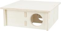 TRIXIE KNAAGDIERHUIS 4 KAMERS ONBEHANDELD HOUT NATUREL 30X30X12 CM - thumbnail