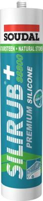Soudal Silirub+ S8800 | Natuursteen | Siliconenkit | Marmergrijs | 300 ml - 120990 Soudal Silirub+ S8800 | Natuursteen | Siliconenkit | Marmergrijs | 300 ml - 120990