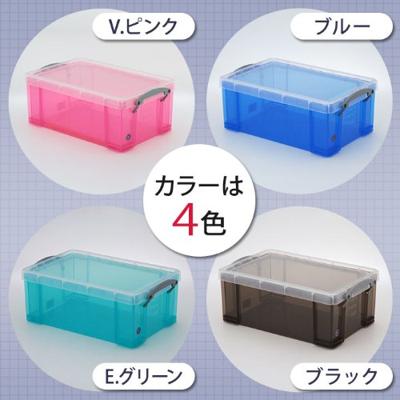 Really Useful Box opbergdoos 9 liter, transparant blauw Really Useful Box opbergdoos 9 liter, transparant blauw