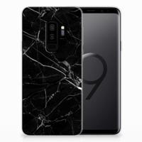Samsung Galaxy S9 Plus | TPU | Siliconen hoesje | Marmer Zwart - Origineel Cadeau Vader - thumbnail
