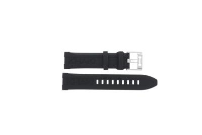Horlogeband Hamilton H82515330 / H691825100 Rubber Zwart 22mm Horlogeband Hamilton H82515330 / H691825100 Rubber Zwart 22mm