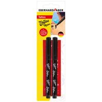 Eberhard Faber EF-559597 Tattoo Marker 2 Stuks + Sjablonen Zwart - thumbnail