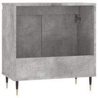 Badkamerkast 58x33x60 cm bewerkt hout betongrijs - thumbnail