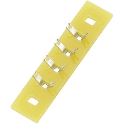 TRU COMPONENTS Soldeerlijst Enkele rij Totaal aantal polen 4 Epoxide (l x b x h) 36 x 9 x 1.5 mm 1 stuk(s)
