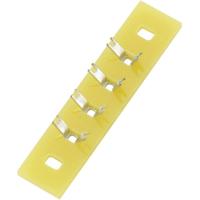 TRU COMPONENTS Soldeerlijst Enkele rij Totaal aantal polen 4 Epoxide (l x b x h) 36 x 9 x 1.5 mm 1 stuk(s) - thumbnail