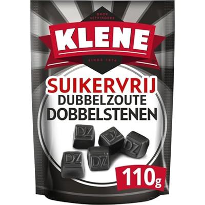 Klene Dubbelzoute Dobbelstenen Suikervrij