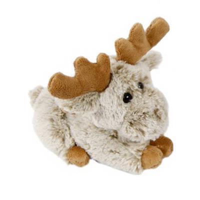 Take Me Home knuffel eland junior 14 cm pluche lichtbruin