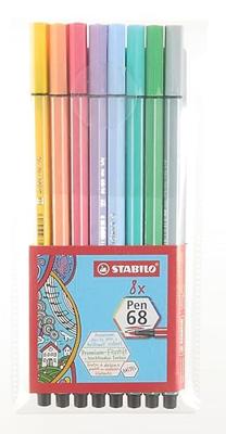 Stabilo Pen 68 Etui 8 Stuks