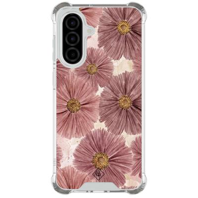 Samsung Galaxy A57 shockproof hoesje - Pink bloom