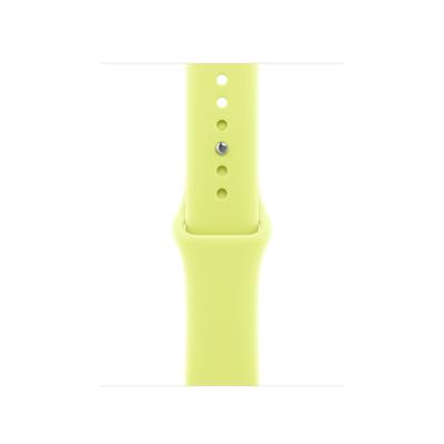 Apple Watch Band - Sportbandje - 42 mm - Neongeel - S/M