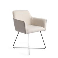 Jesper Home Eetkamerstoel 'Hofu' Cross Black, kleur Enoki - thumbnail