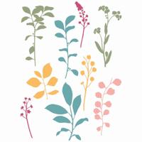 Sizzix • clear stamps set fine stems 01 9pcs - thumbnail