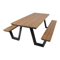 Picknicktafel Arezzo aluminium rechthoekig - thumbnail